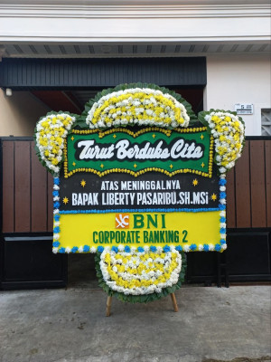 Papan Bunga Duka di Tambakharjo