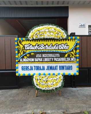 Papan Bunga Duka di Tambakharjo