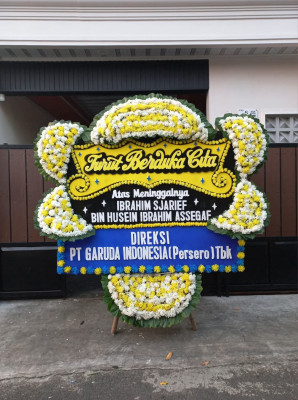 Papan Bunga Duka di Tambakharjo
