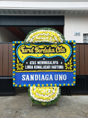Papan Bunga Duka di Tambakharjo
